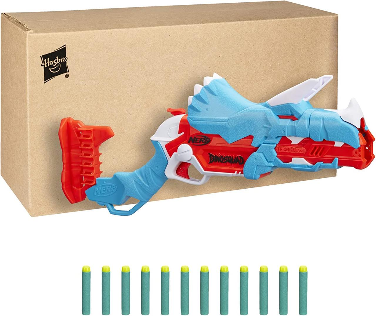 Бластер трицерабласт NERF DinoSquad Tricera-Blast Hasbro F0803 (20645303) - фото 8