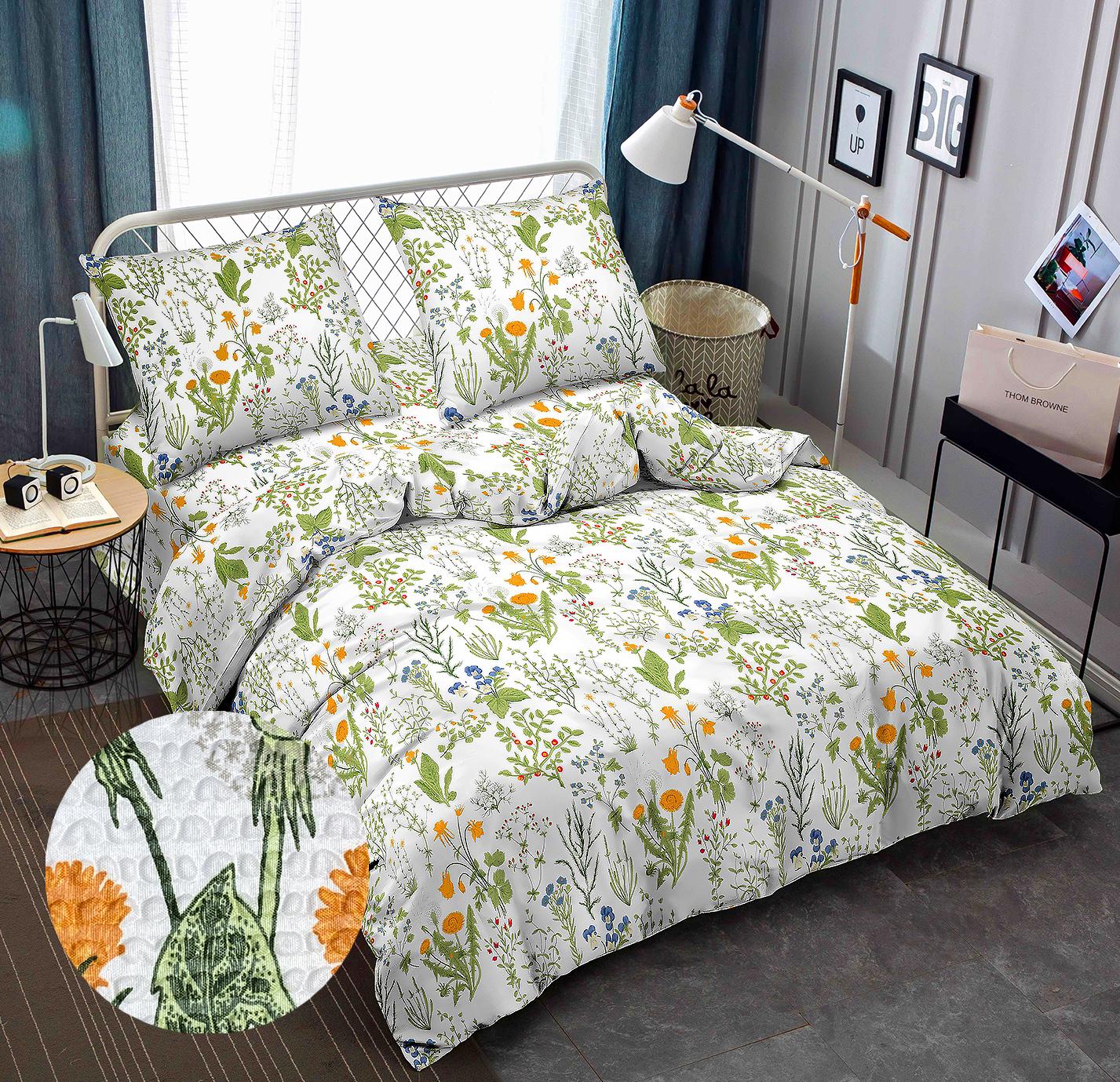 Комплект постельного белья Zastelli J1508-9 Поле жатка полуторный 145х210 см Разноцветный (22002)