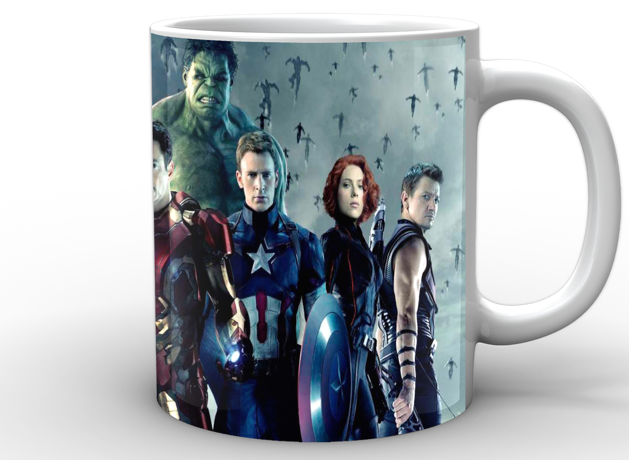 Чашка Gee! Avengers Мстители марвел AG.02.033 Белый