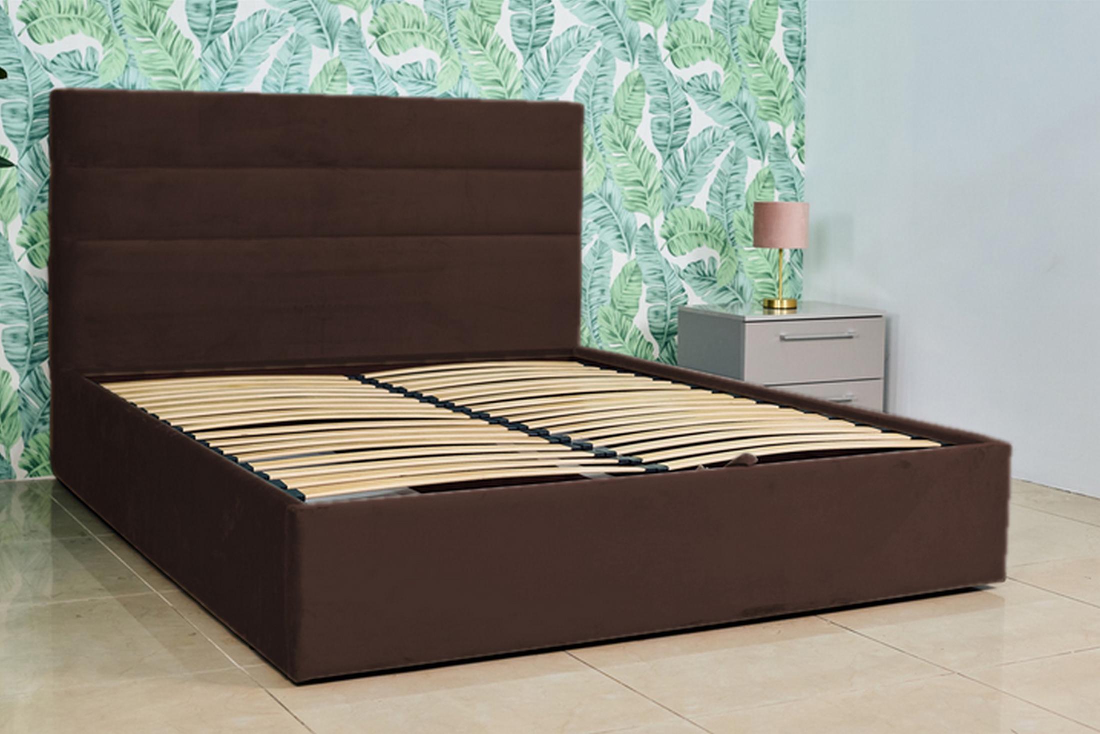 Ліжко RidneTut Edison Lite Lili 18 180х200 см Какао (33410013-18180) - фото 2 Ліжко RidneTut Edison Lite Lili 18 180х200 см Какао (33410013-18180) - фото 2