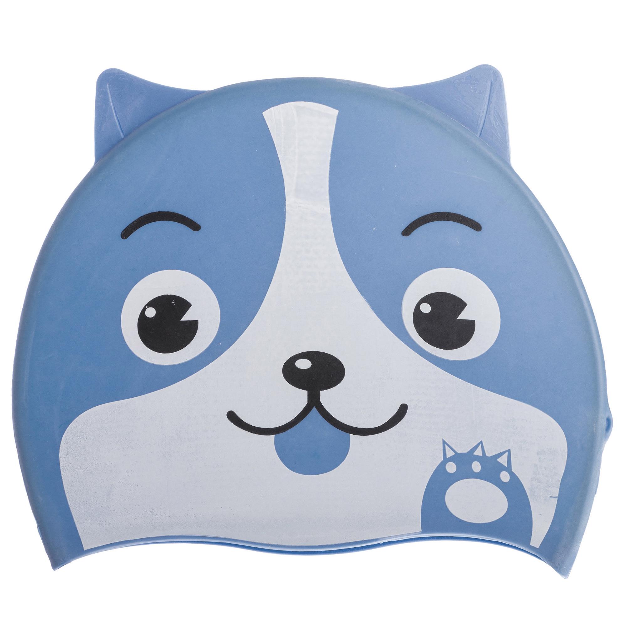 Шапочка для плавания детская SP-Sport Животные Синий (PL-1824)