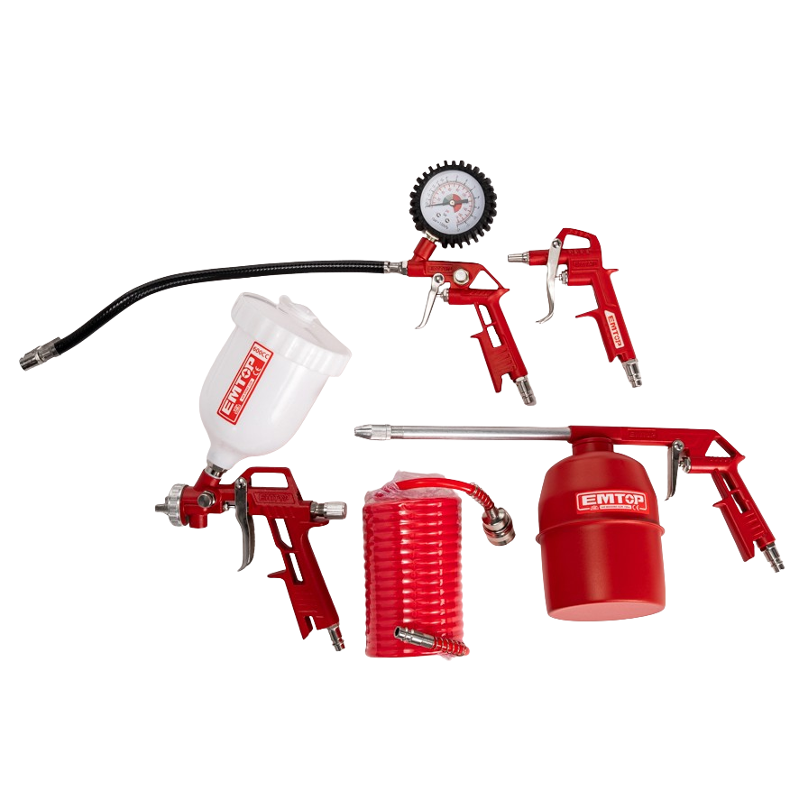 Набір пневмоінструментів EMTOP EATLS0503 Набір пневмоінструментів EMTOP EATLS0503