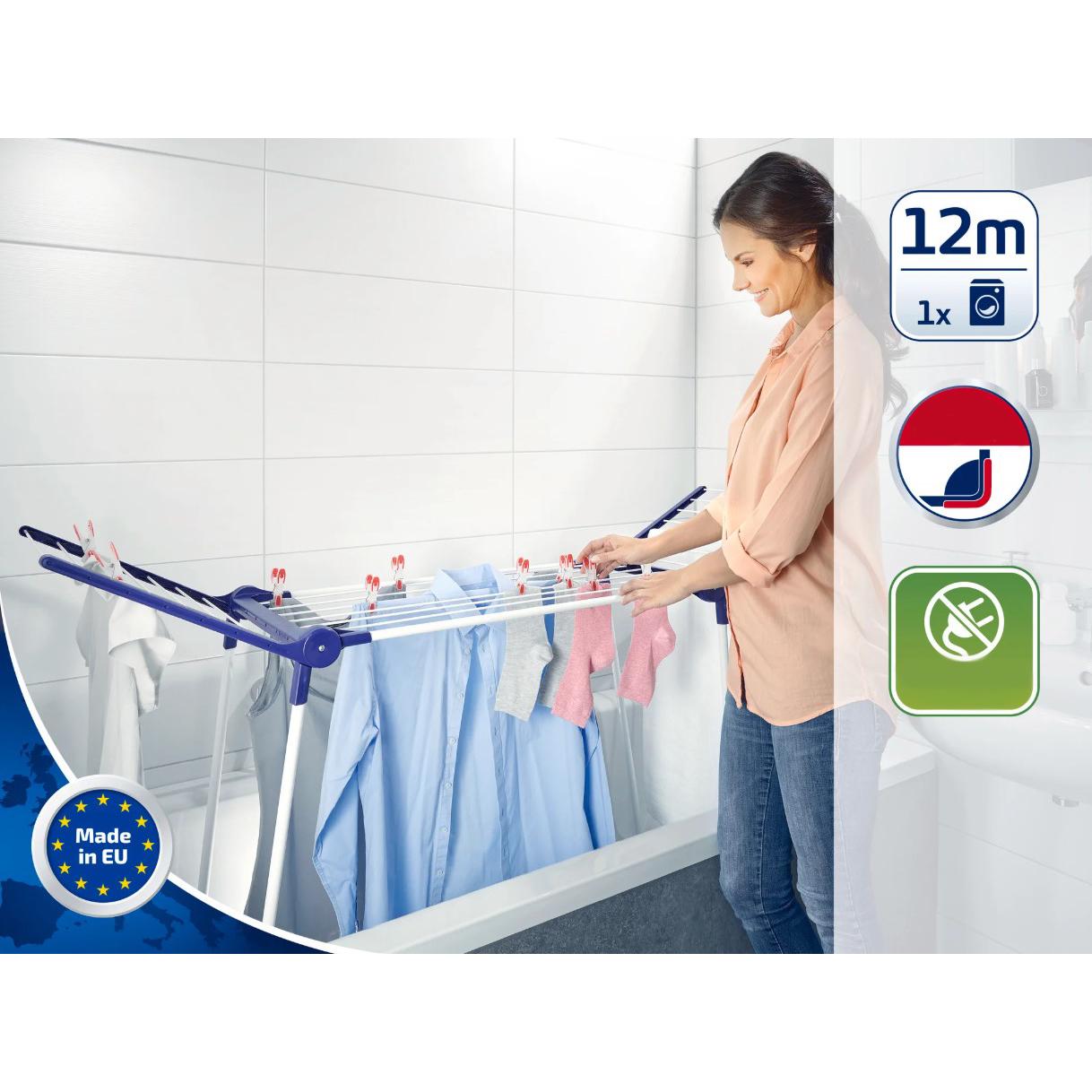 Сушарка для білизни Leifheit Compact PEGASUS Solid 120 12 м (81720) - фото 8 Сушарка для білизни Leifheit Compact PEGASUS Solid 120 12 м (81720) - фото 8