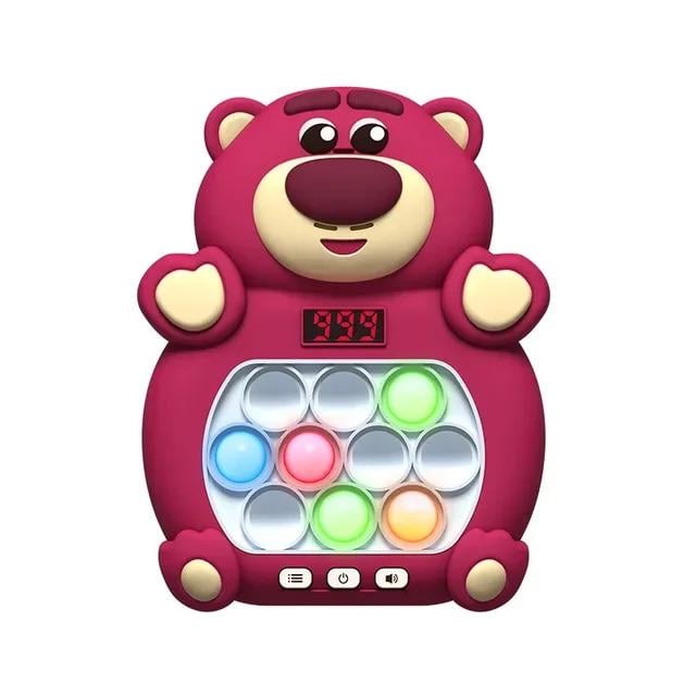 Интерактивная игрушка Quick Push Game Pop It 999 уровней Bear Roze Интерактивная игрушка Quick Push Game Pop It 999 уровней Bear Roze