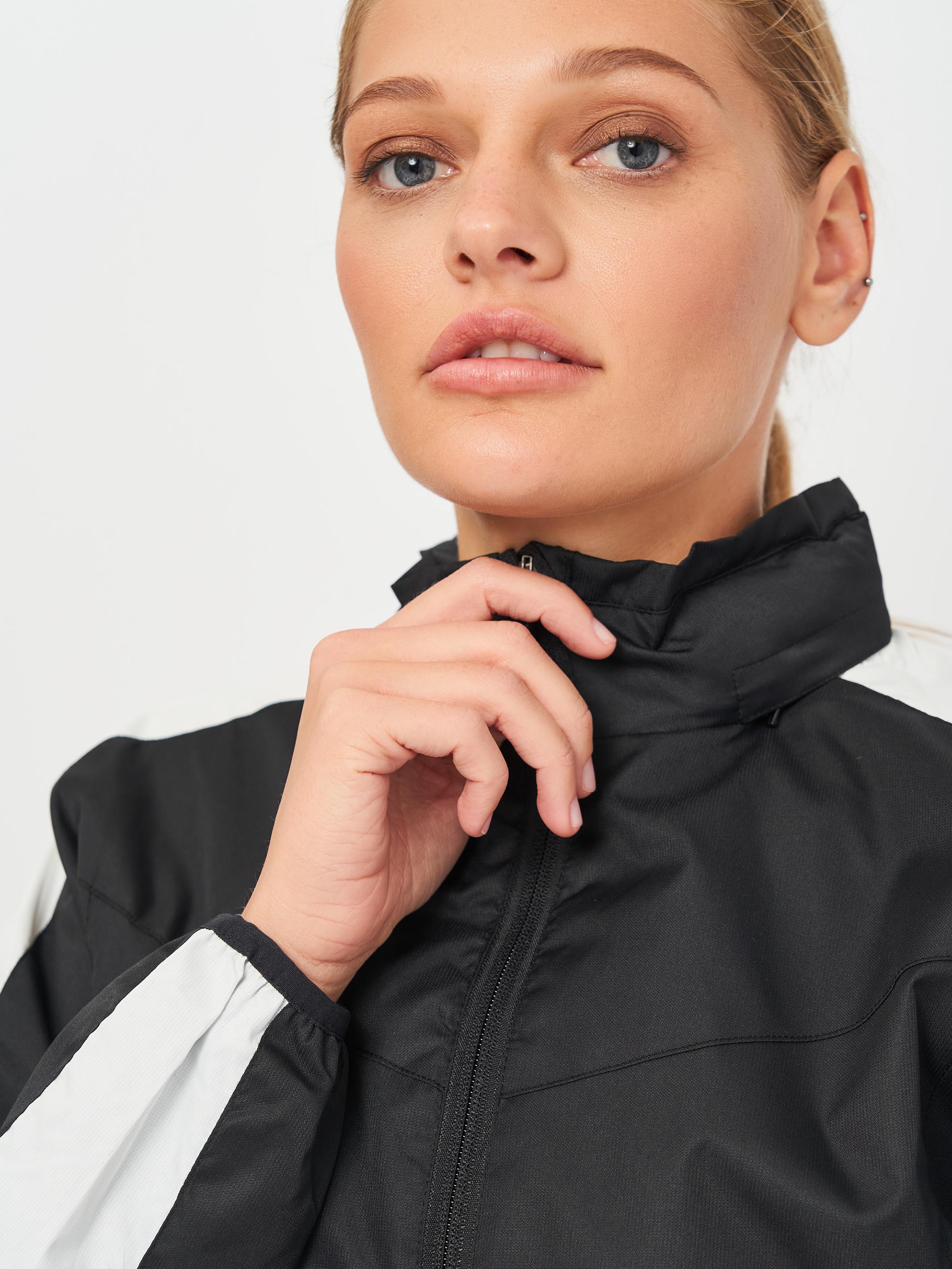 Куртка вітрозахисна Joma 900382.102 Rainjacket Champion Iv L Black-White Woman (9997037345116) - фото 4