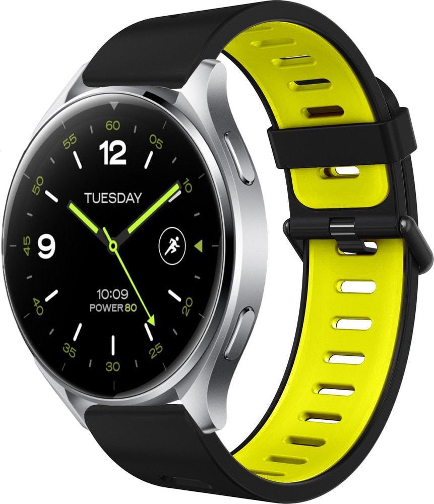 Ремешок Traf для смарт-часов Xiaomi Watch 2/2 Pro Black/Yellow (37204-61)