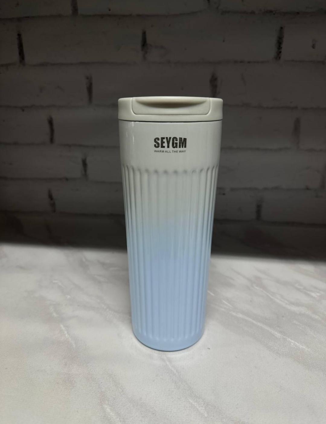 Термос Happy Life нержавеющая сталь 500 мл Голубой (18115061)