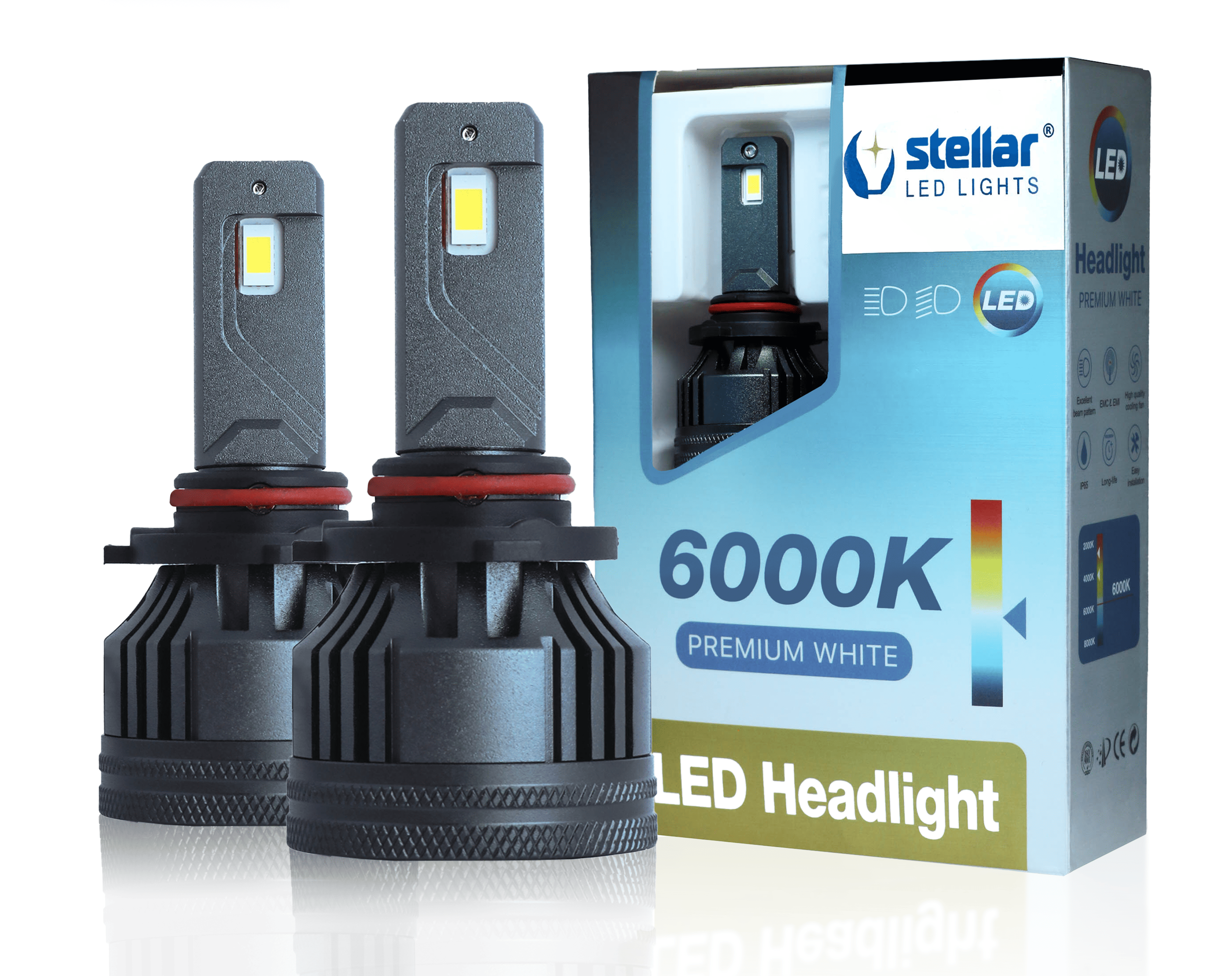 Автолампи LED Stellar M65 Pro HB3/ 65 W 5000 LM 6000 K/CANBUS + EMC