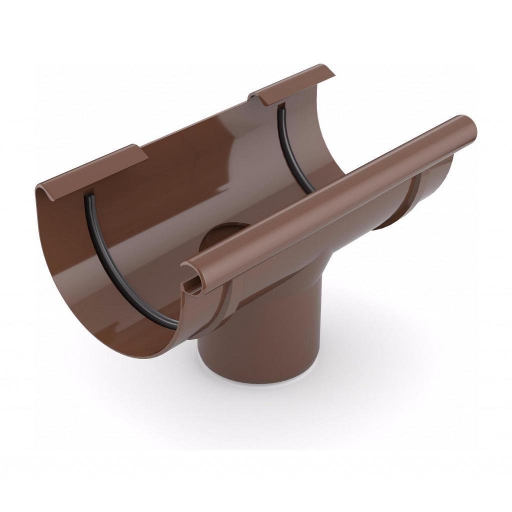 Лійка ринви Bryza зливна воронка 125 мм Коричневий (8017)