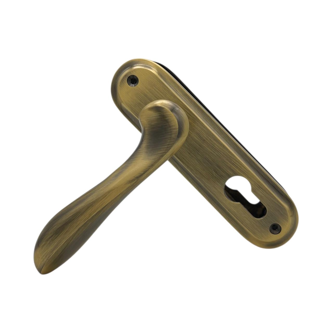 Дверные ручки межкомнатные из латуни Ozcanlar Selin Kol Kisa Yale Antik 62 мм (360062)