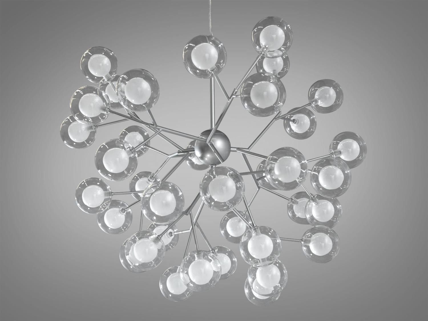 Люстра Diasha Светлячок подвесная 27 ламп Хром (887-36B SL)