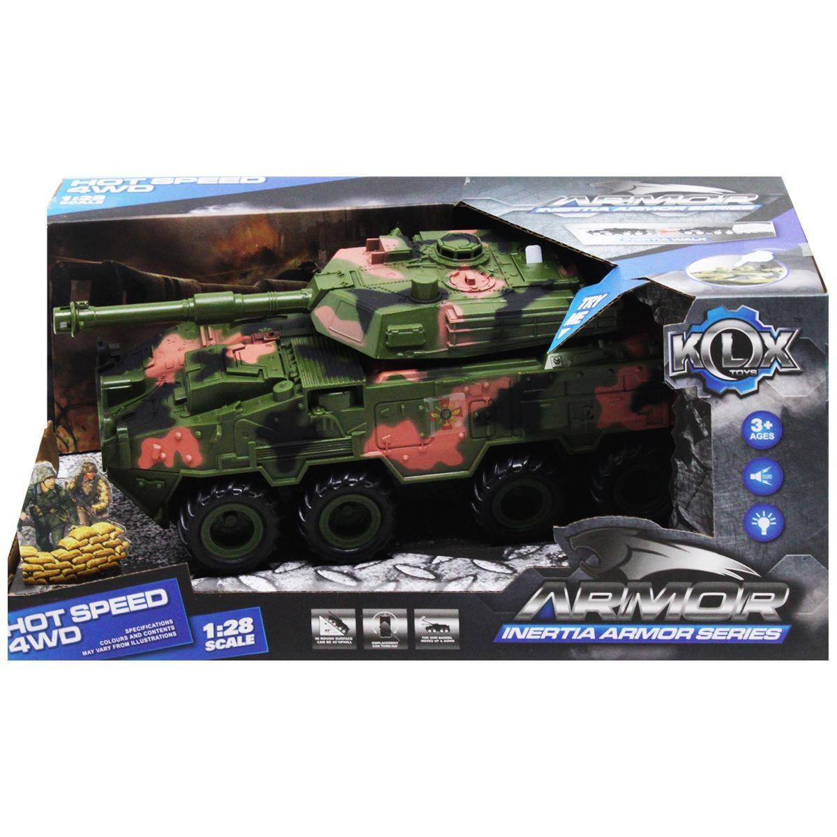 Танк инерционный klx toys klx700-10a Зеленый (1-6-196921)