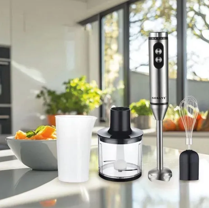 Блендер погружной SOKANY SK-02011 нержавеющая сталь 800 Вт (2777468596) - фото 8 Блендер погружной SOKANY SK-02011 нержавеющая сталь 800 Вт (2777468596) - фото 8