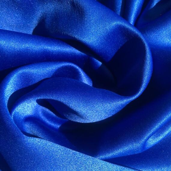Ткань костюмно-плательная атлас IDEIA Lux 1,5 м Электрик (2200004248257)