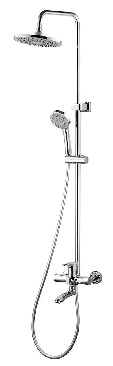 Душевая система с смесителем MIXXUS Elba 009-J из силумина Стальной (MI6323) Душевая система с смесителем MIXXUS Elba 009-J из силумина Стальной (MI6323)