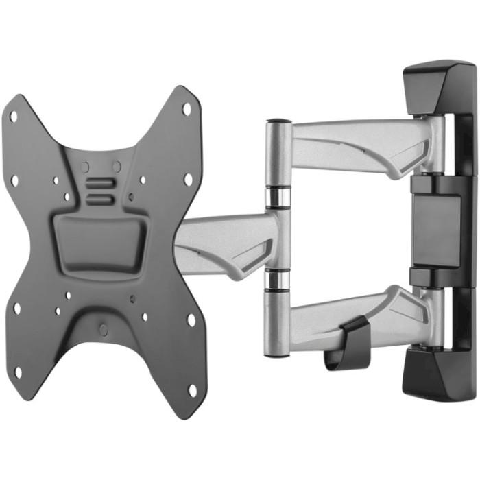 Крепление настенное для телевизора Kivi Alu20-223 наклонно-поворотное 23-42" Черный - фото 4