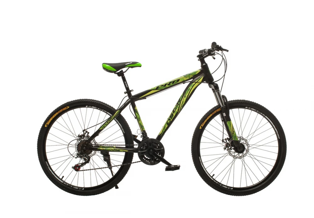 Велосипед Oskar M123 26" 17" 2022 Коричнево-зеленый (366478)