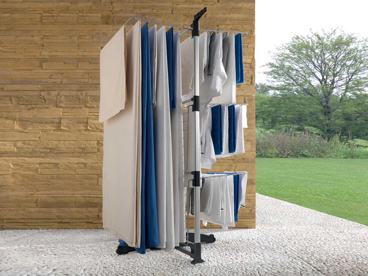 Сушилка для белья Metaltex Ciclone на 3 уровня 78x68x137 см (405870) - фото 5 Сушилка для белья Metaltex Ciclone на 3 уровня 78x68x137 см (405870) - фото 5