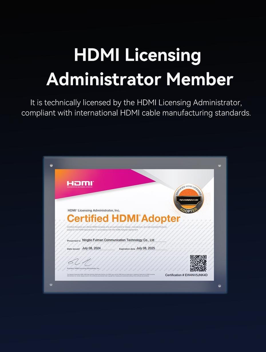 Кабель Vention Mini HDMI на HDMI 8K 60Hz HDMI 2.1 eARC Динамический HDR 1 м Зеленый (AGJGF) - фото 17 Кабель Vention Mini HDMI на HDMI 8K 60Hz HDMI 2.1 eARC Динамический HDR 1 м Зеленый (AGJGF) - фото 17