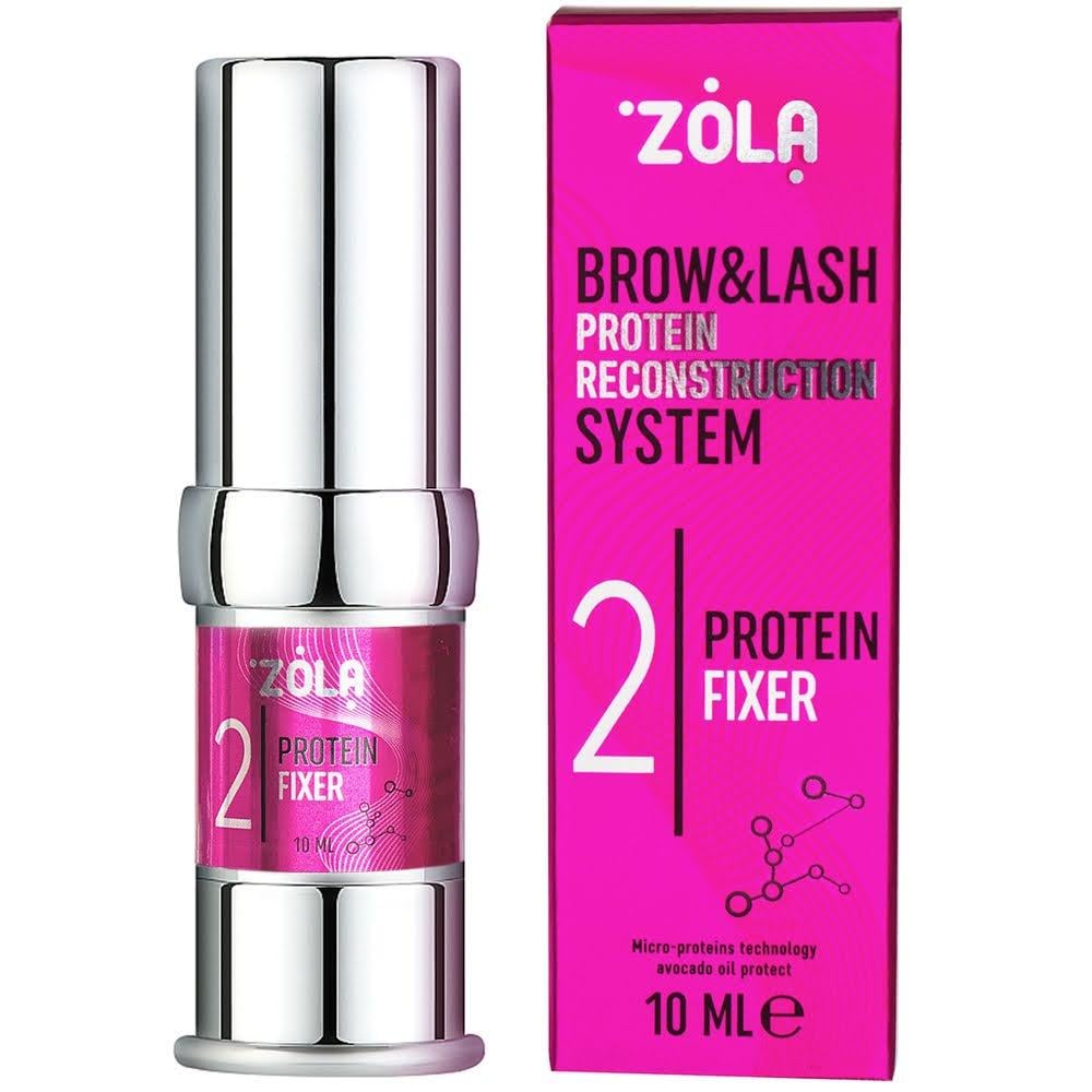 Засіб №2 Zola Brow&Lash Protein Fixer для ламінування брів та вій 10 мл