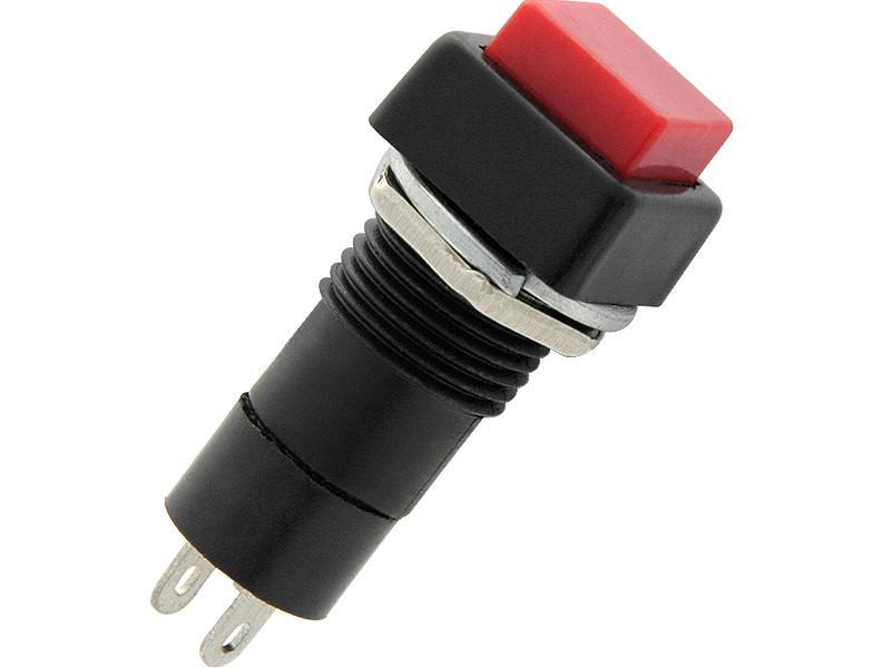 Кнопка ON-OFF средняя квадратная с фиксацией 2-х контактная 1А 250V Красный (1828#) Кнопка ON-OFF средняя квадратная с фиксацией 2-х контактная 1А 250V Красный (1828#)