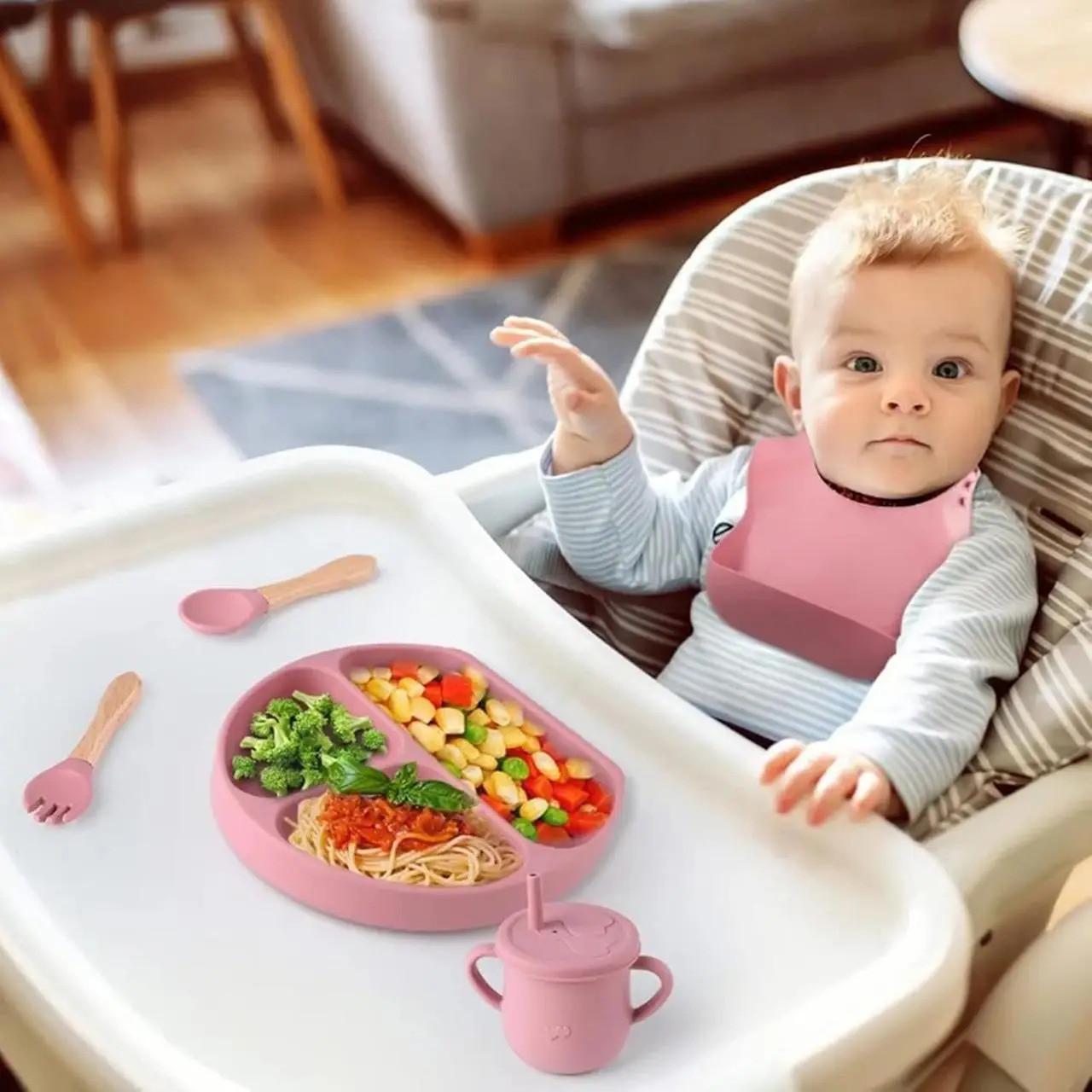 Набор силиконовый для кормления детей 7 пр. - фото 6 Набор силиконовый для кормления детей 7 пр. - фото 6