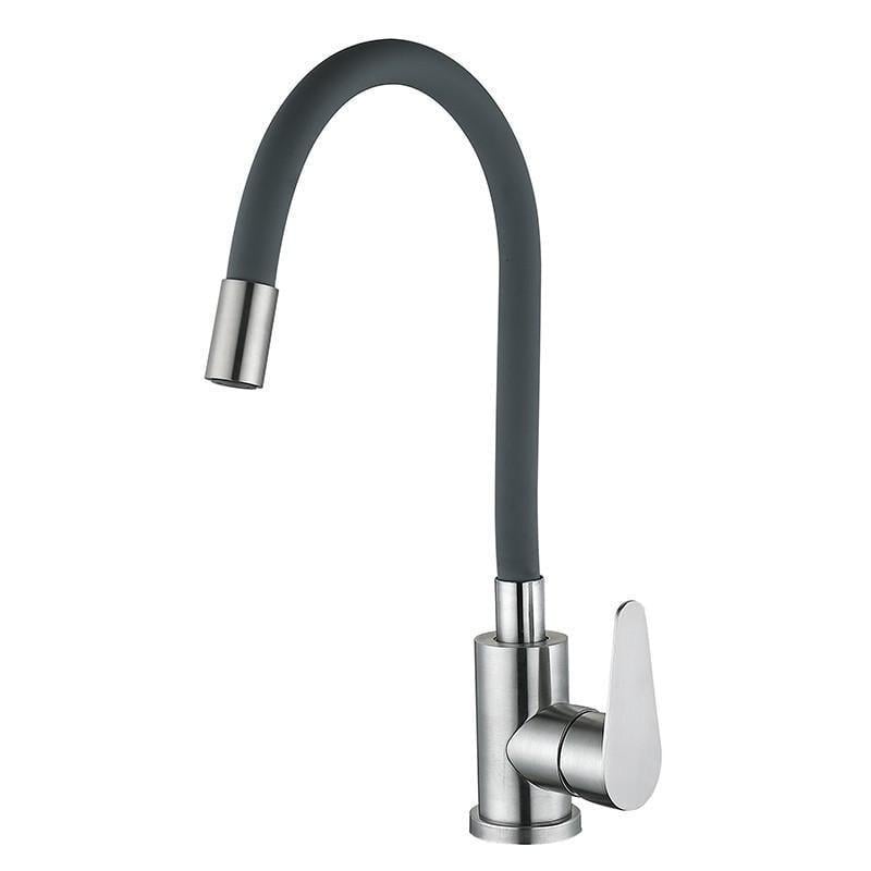 Смеситель для кухни на две воды Zerix FOX-011 REFL.GRAY (ZX4834)