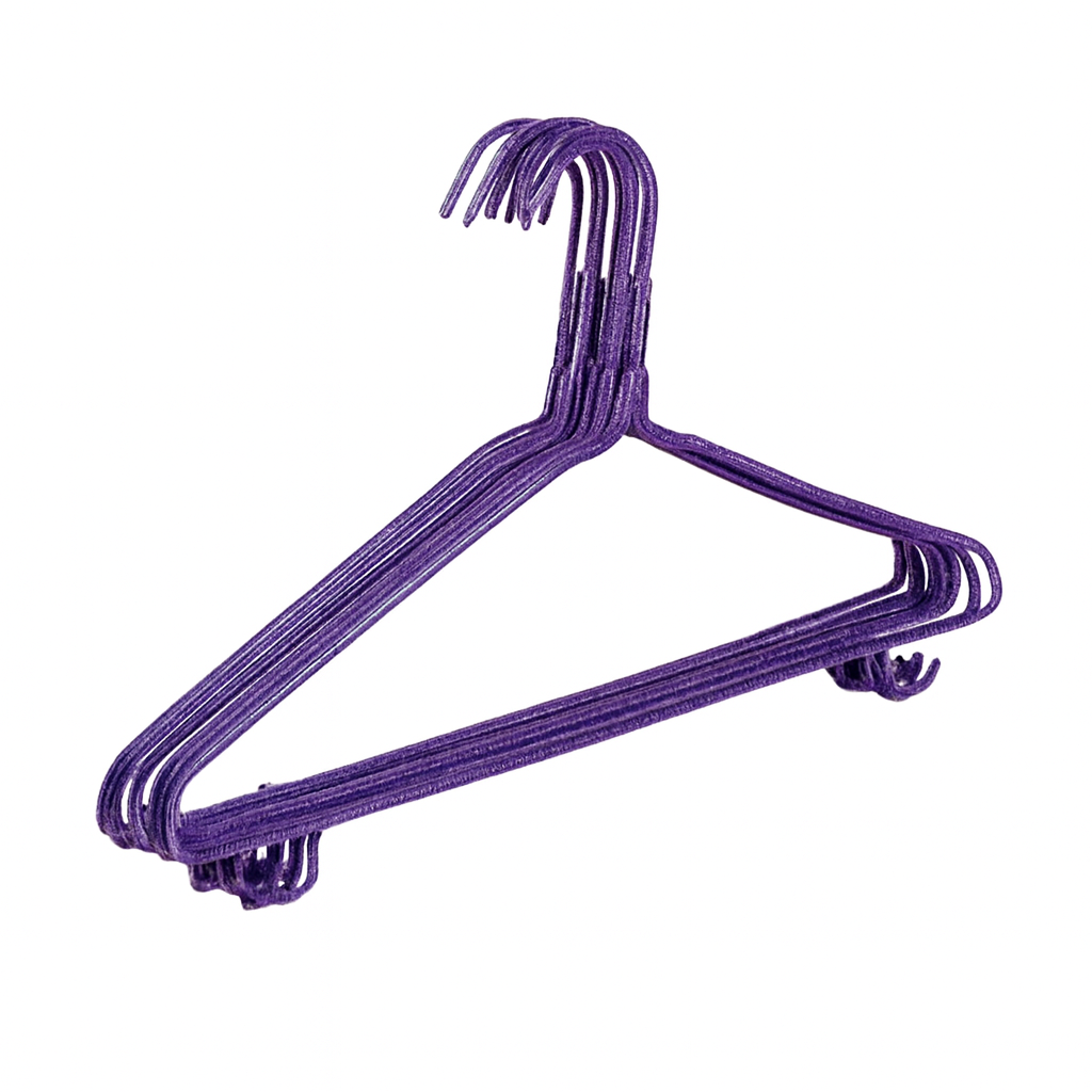 Набор вешалок Стандарт WW02868 антискользящая 42 см 10 шт. Фиолетовый (4efac54e)
