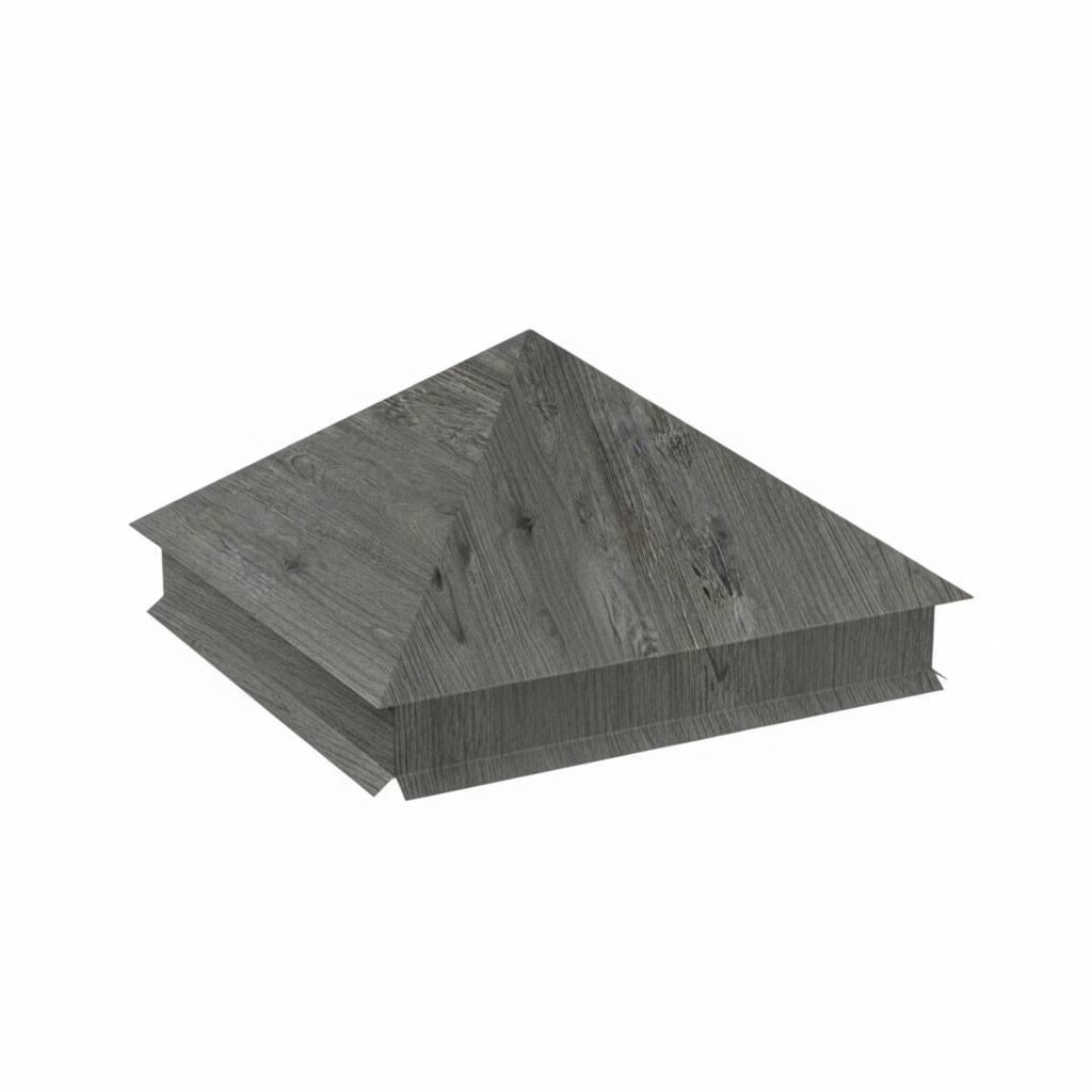 Колпак 520х520х100 МАТ 0,5 Grey wood