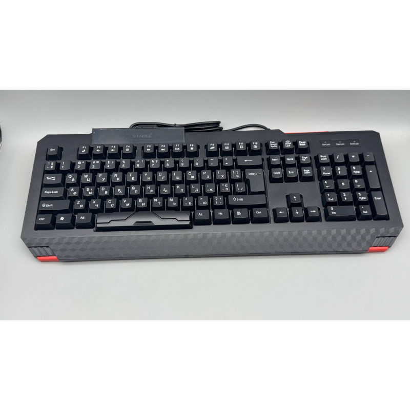 Клавіатура провідна XSTRIKE X-1022 RGB USB 46х17,5х3,5 см (32406806)