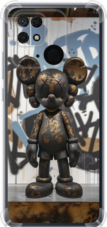 Чехол на Xiaomi Redmi 10C Bronze kaws v2 (6098sp-2591-42517)