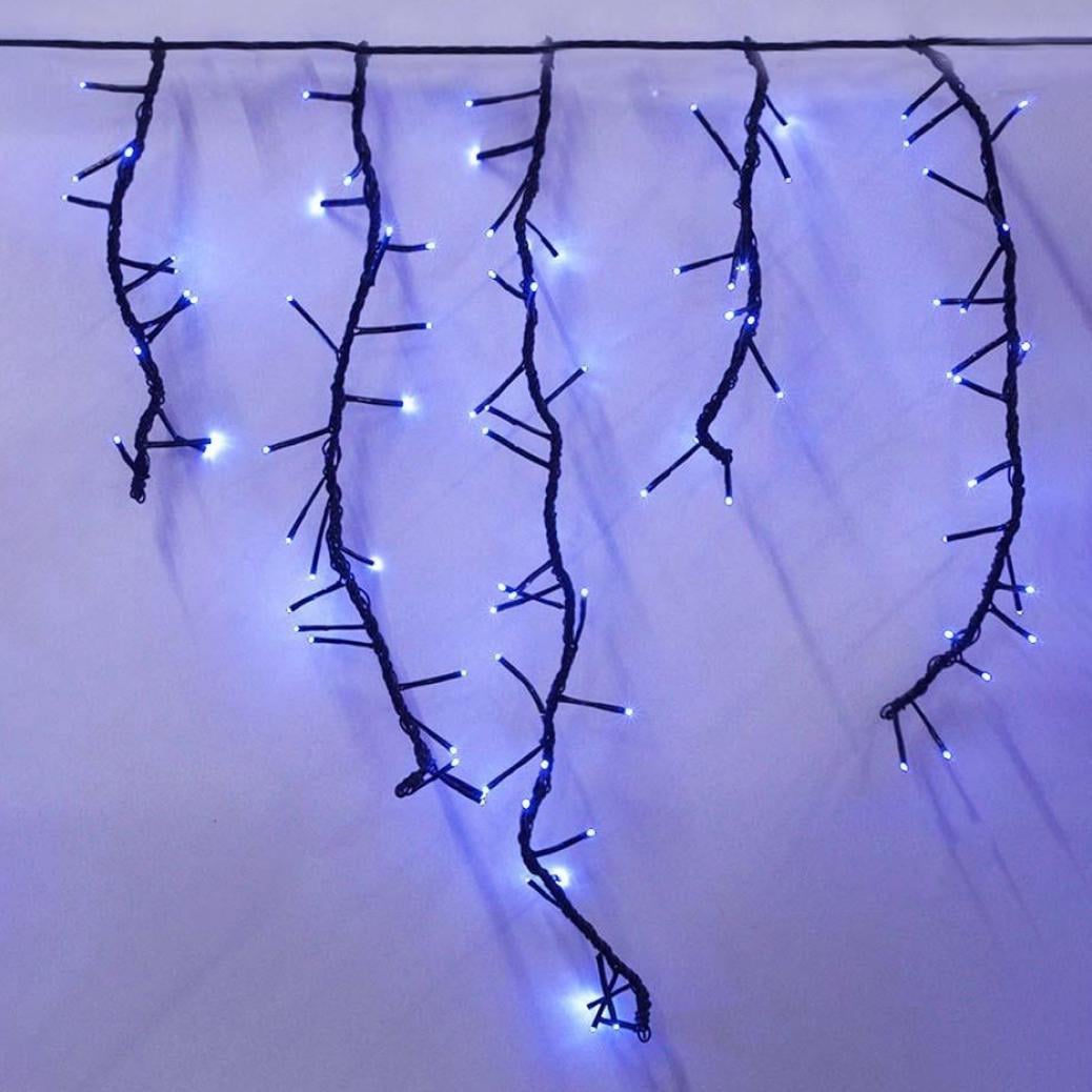 Гирлянда уличная бахрома Фейерверк 240 LED 2,5x0,6 м черный каучук 220 В IP65 Гирлянда уличная бахрома Фейерверк 240 LED 2,5x0,6 м черный каучук 220 В IP65