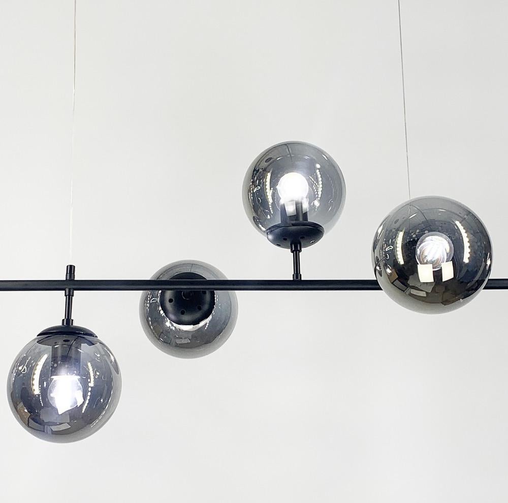 Люстра на 6 плафонів Графітовий (SGJ 7/6 BK) - фото 4