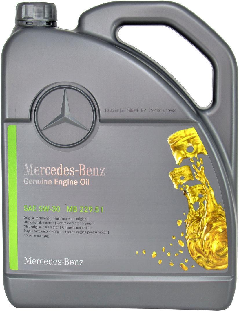 Моторное масло Mercedes-benz Mb 229,51 бензин/дизель 5W-30 5 л (1406440)