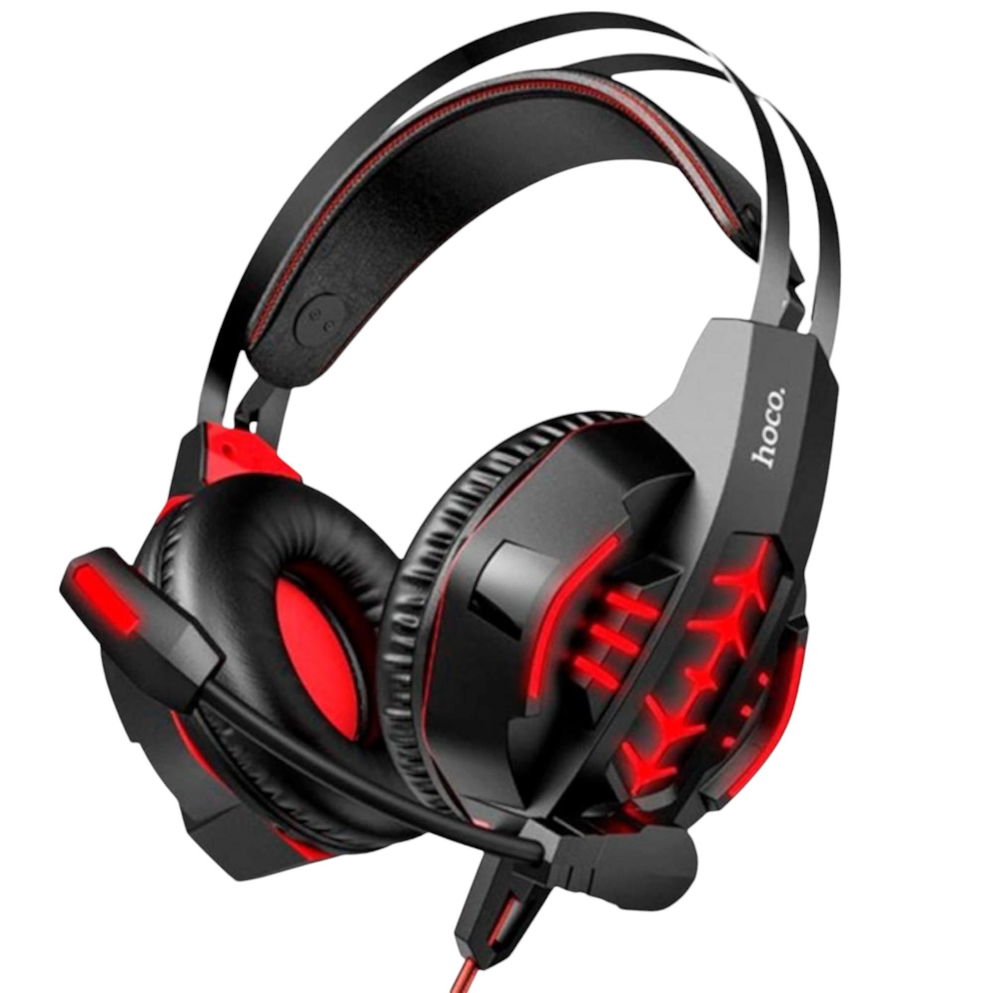 Наушники Hoco W102 игровые накладные Red (H_W102/Red)