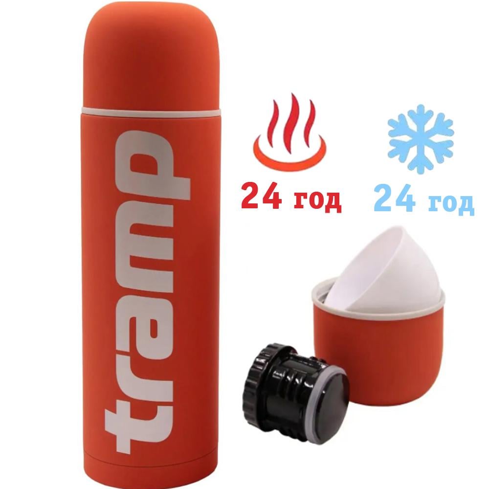 Термос Tramp Soft Touch 1,2 л Помаранчевий (TRC-110-orange) - фото 2 Термос Tramp Soft Touch 1,2 л Помаранчевий (TRC-110-orange) - фото 2