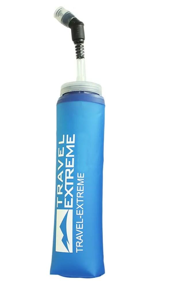 Фляга силиконовая с мерным давлением Travel Extreme Soft Flask 500 мл Синий (539552)