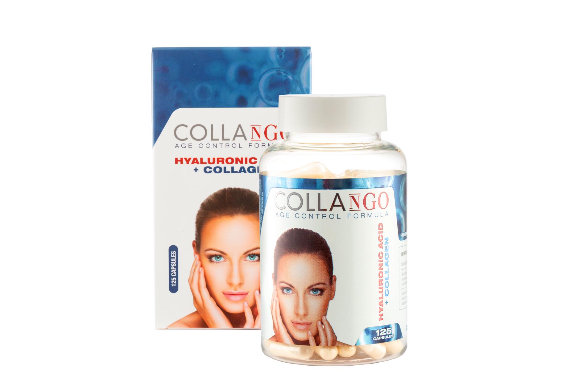 Кислота гіалуронова та колаген Collango Hyaluronic Acid Collagen 125 капсул - фото 2