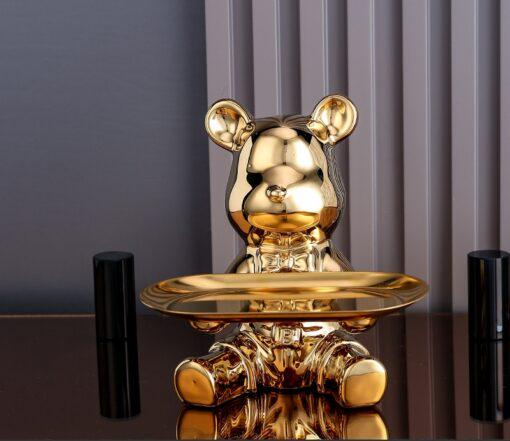 Скарбничка TediBear золота з овальною підставкою 18,5х18 см (15882)