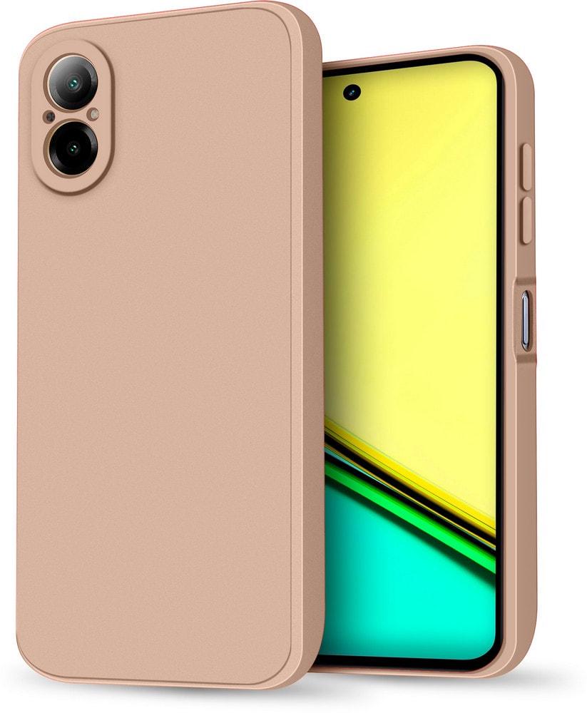 Силиконовый чехол HardCorner Realme C67 (с микрофиброй) Powdery (35405-0C)