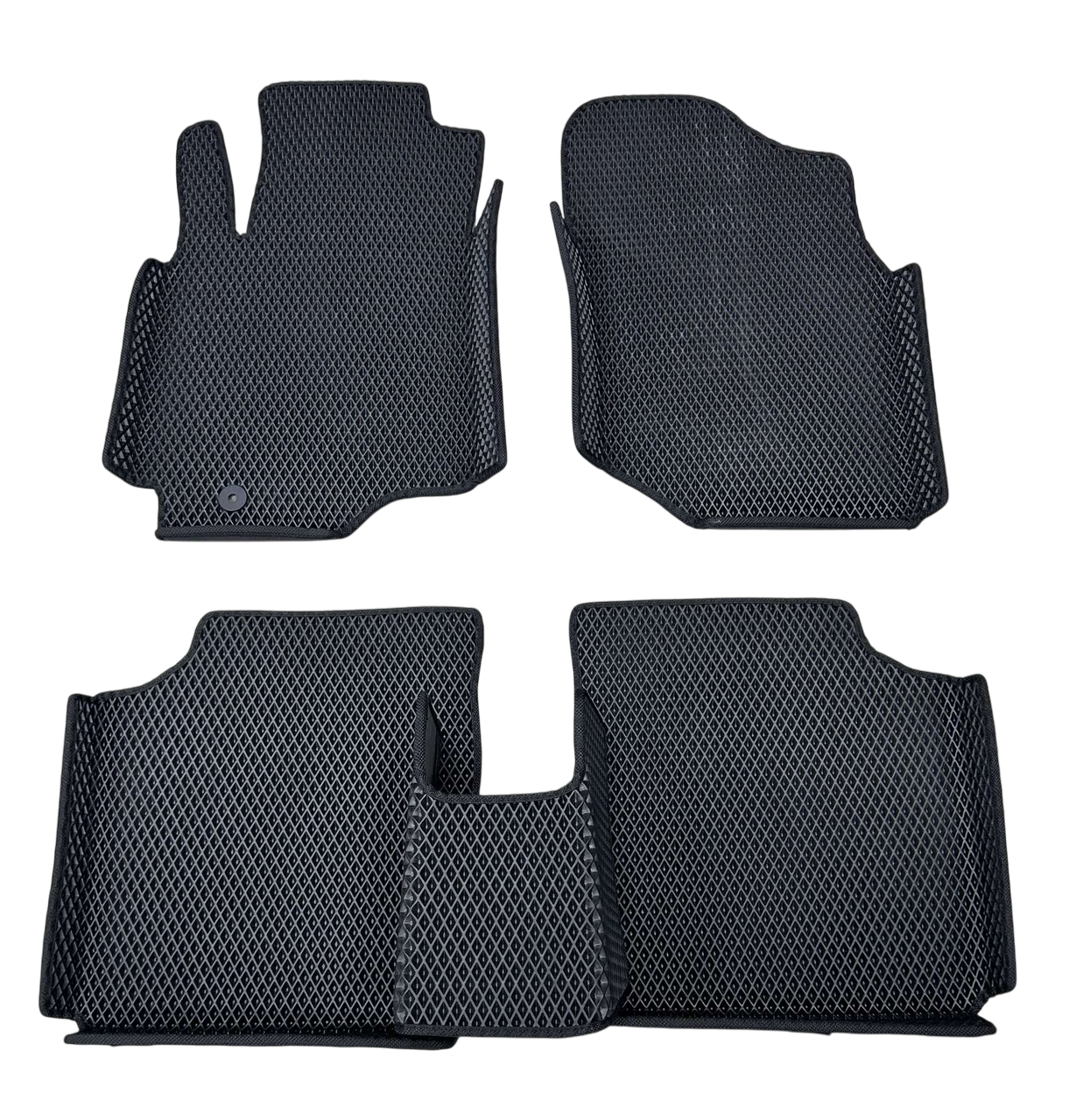 Коврики EVA с бортиками в салон для Mitsubishi Lancer 2003+ гг. Черный (1984984246)