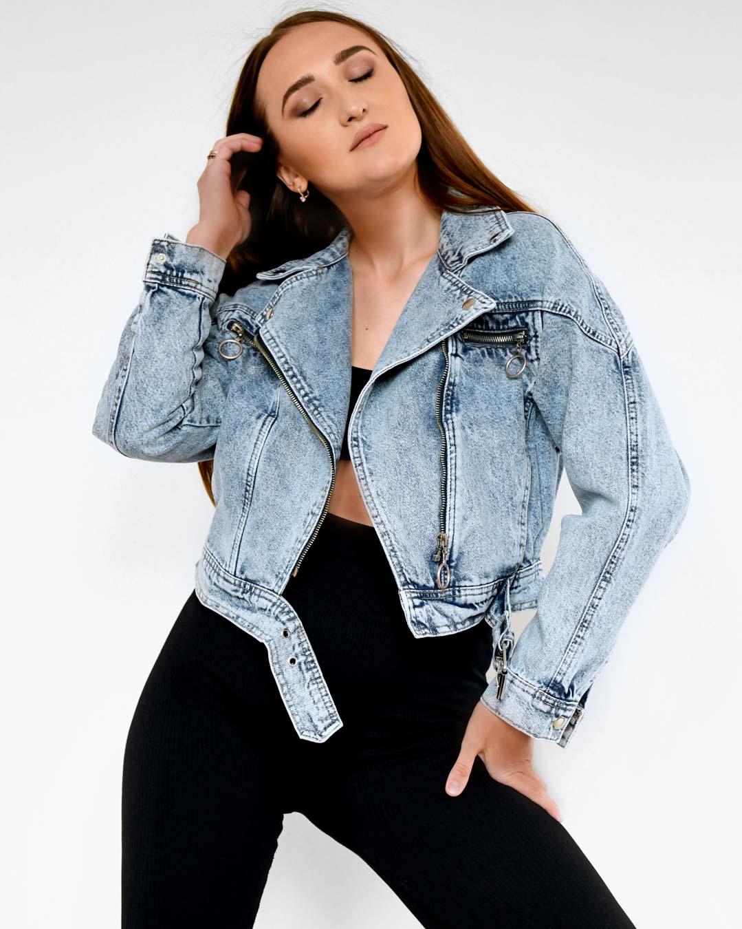 Куртка джинсовая Carica-6964-11 М Голубой (2000002470762)