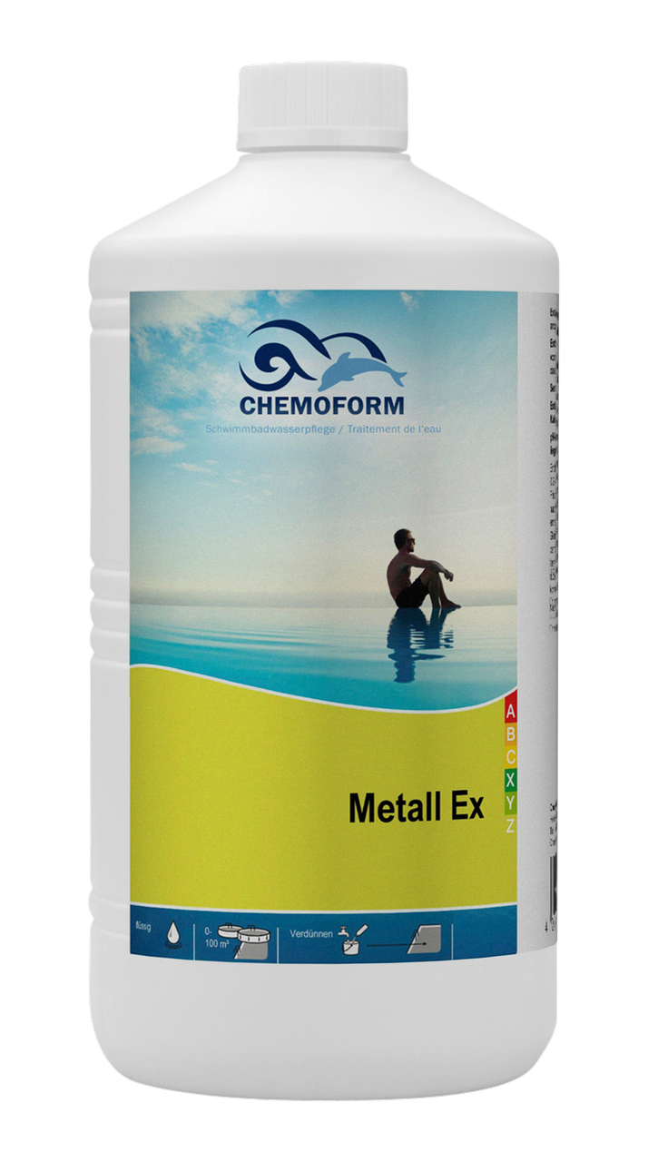 Средство для удаления металлов из воды бассейна Metall-ex Chemoform 1 л