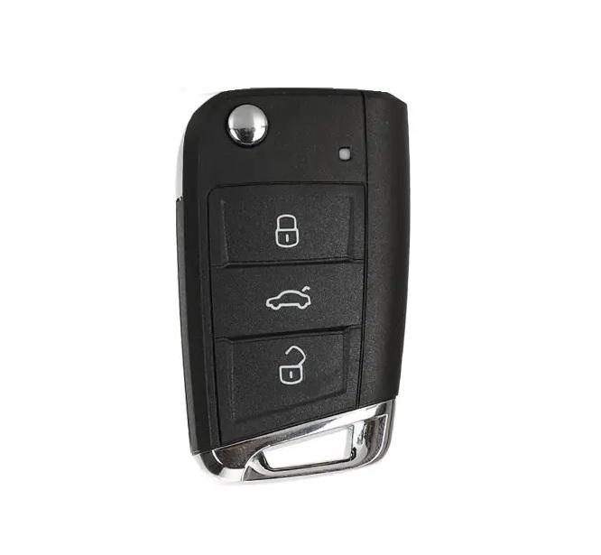 Автоключ со штатной охранной системой Volkswagen RK23