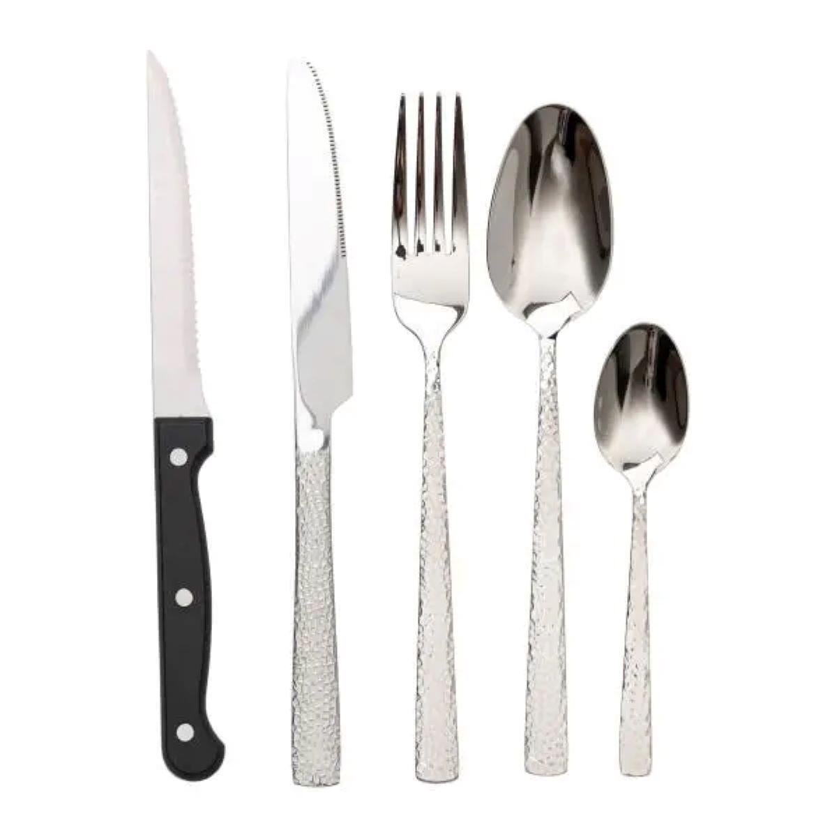 Набор столовых приборов в футляре на 6 человек в футляре 30 пр. Серебристый - фото 2 Набор столовых приборов в футляре на 6 человек в футляре 30 пр. Серебристый - фото 2