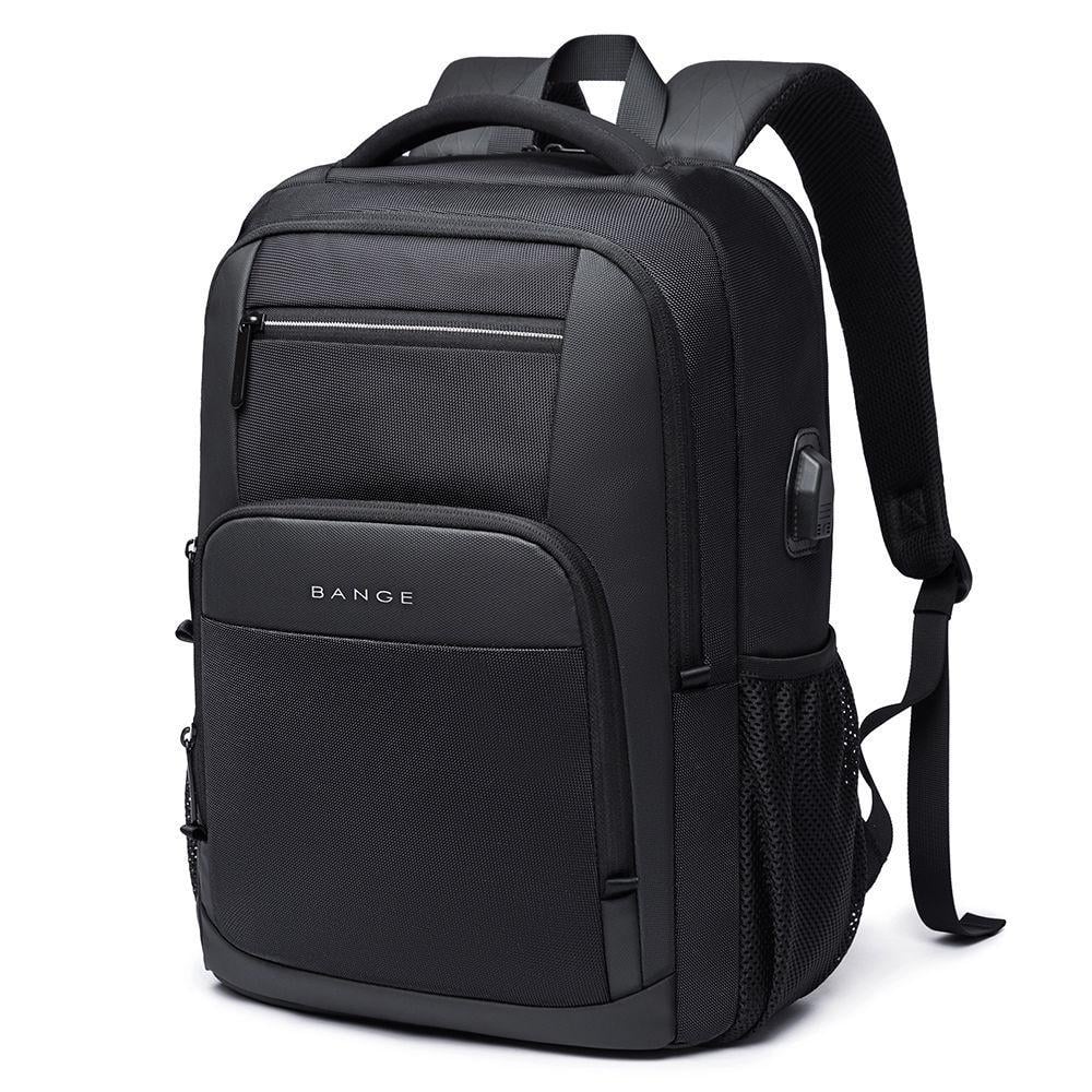 Рюкзак міський Bange BG-1921 22 л з відсіком для ноутбука до 15,6'' USB-роз'єм Black (19376)