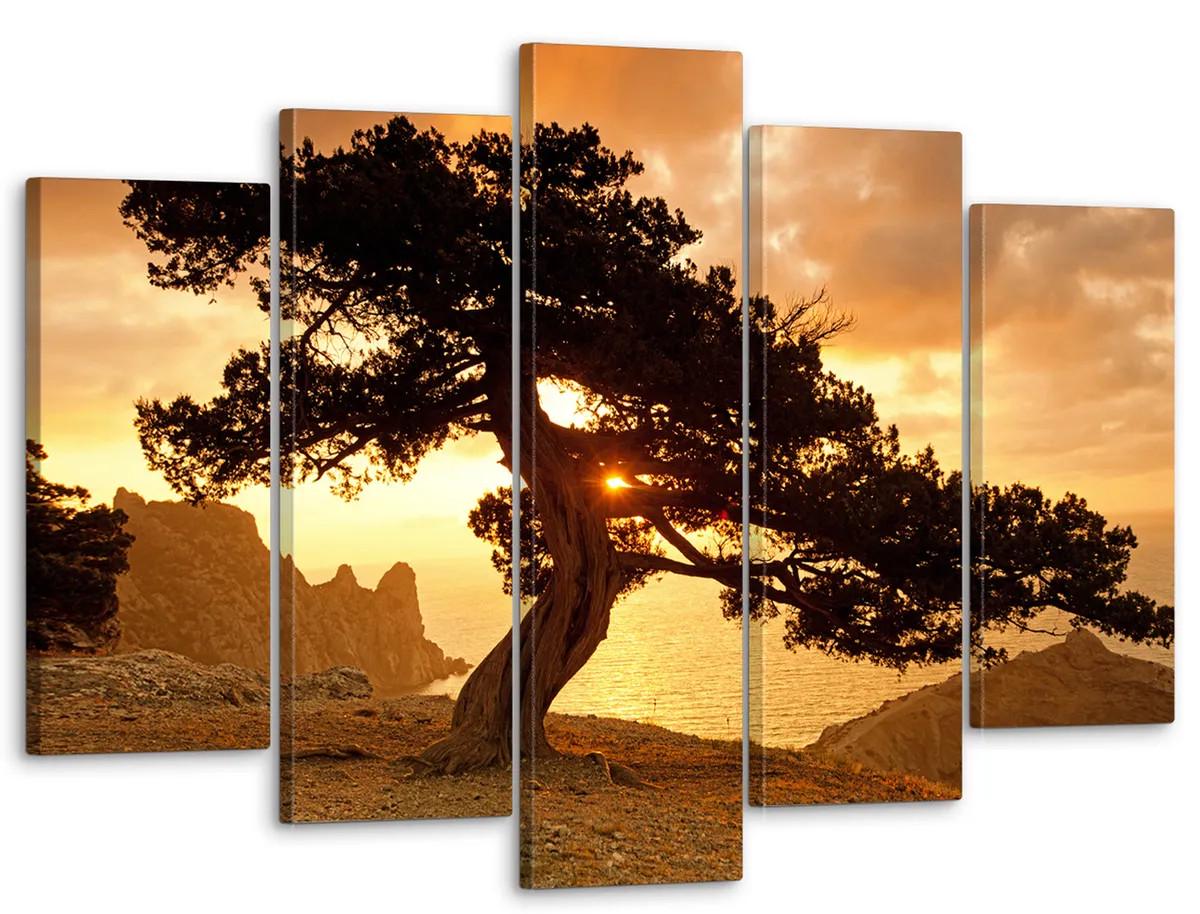 Картина модульная на холсте DK Величественное дерево 80x125 см (MK50018)
