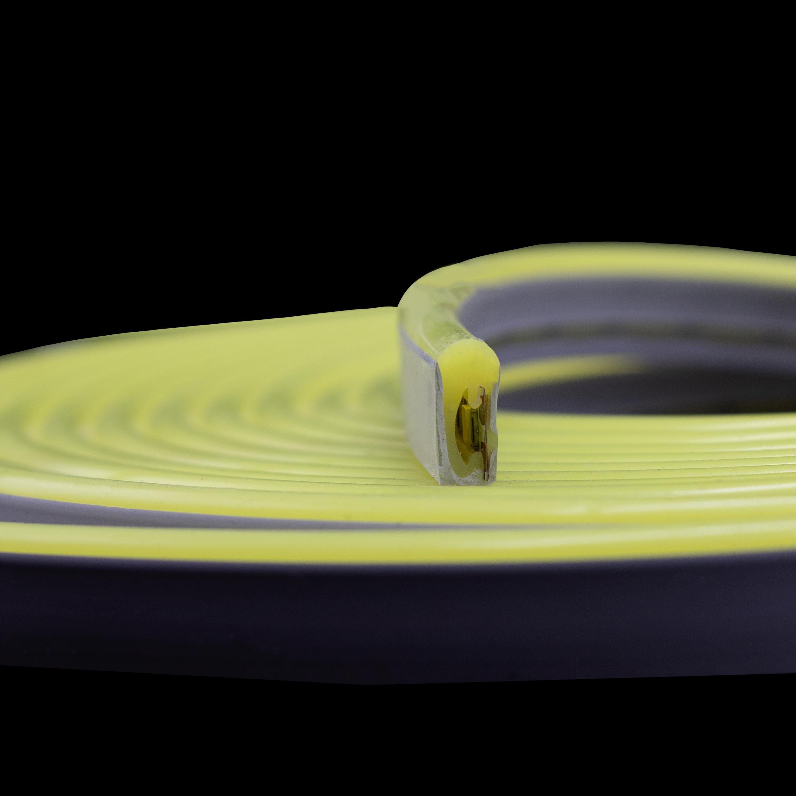 Світлодіодна стрічка неонова Prolum Series GT 6x12 IP68 12V Лимонно-жовтий (120036) - фото 5