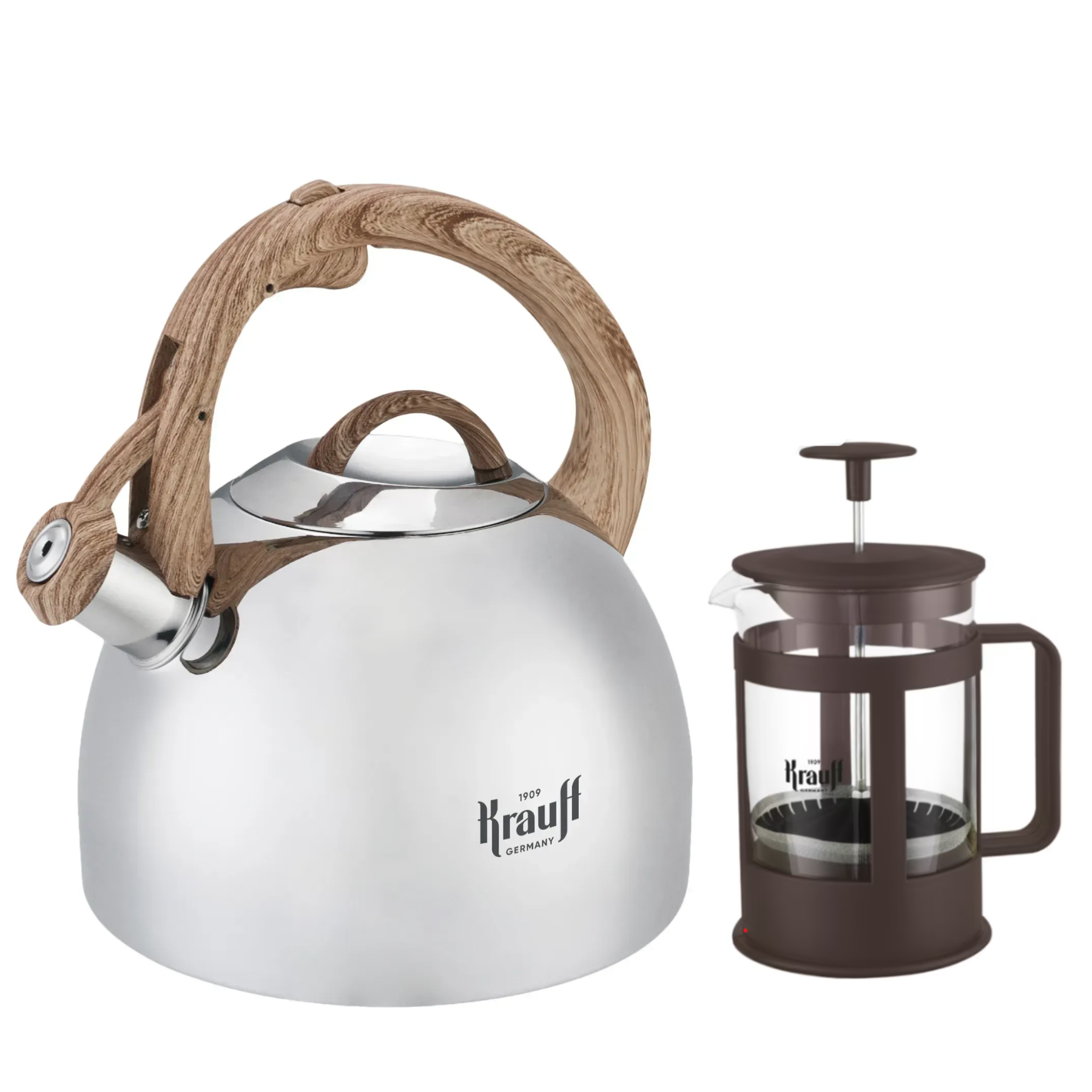 Чайник Krauff Atria 3л та френч-пресс 1000 мл (55-333-564)