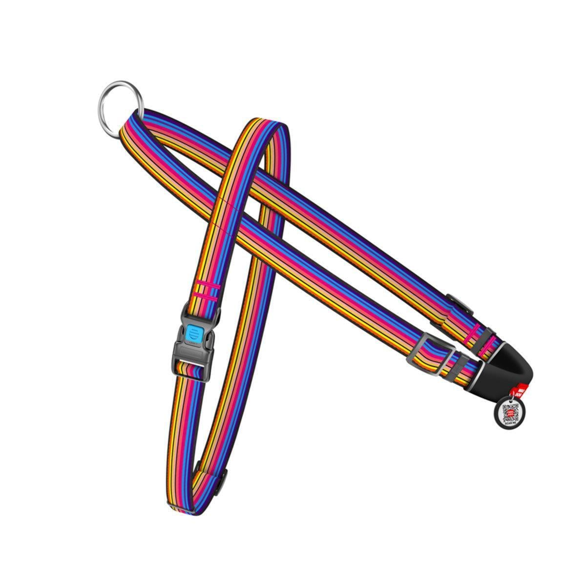 Шлея для собак швидкознімна Waudog Nylon Лінія 1 з QR паспортом/пластиковим фастексом 15 мм х 40-55 см х 45-60 см (5469 Col) Шлея для собак швидкознімна Waudog Nylon Лінія 1 з QR паспортом/пластиковим фастексом 15 мм х 40-55 см х 45-60 см (5469 Col)